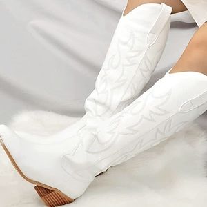 Womens white cowboy boots